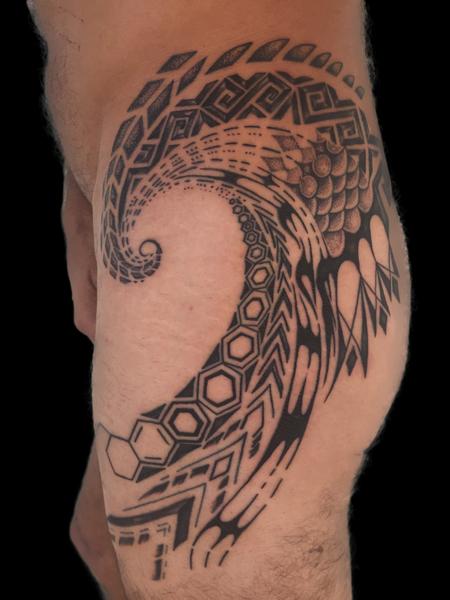 Tattoos - Polynesian decorative piece - 126949