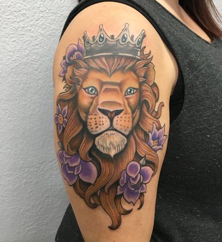 Tattoos - Custom Lion Head - 131703