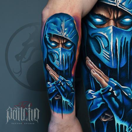 Tattoos - Sub Zero Mortal Combat Tattoo - 140259