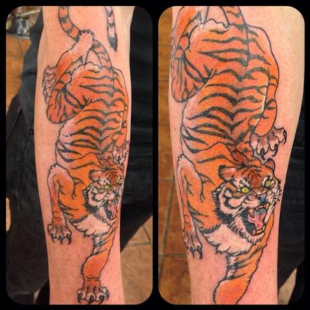 Tattoos - Arm Tiger Color - 109334