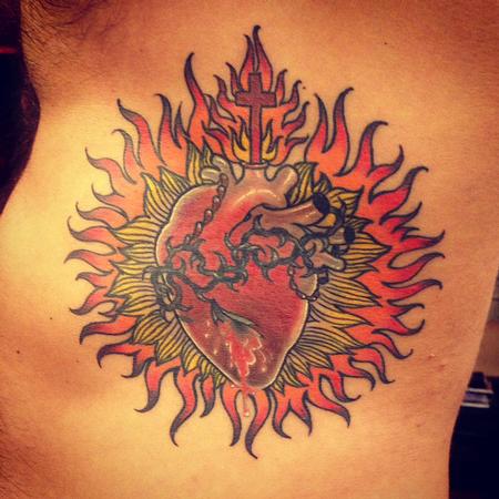 Tattoos - Sacred Heart Ribs - 109389