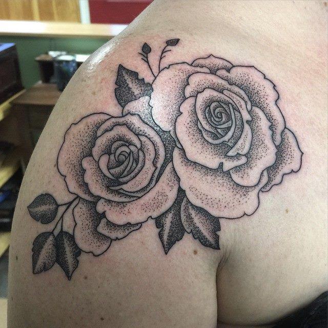 Rose tattoo by Benjamin Jenness: TattooNOW