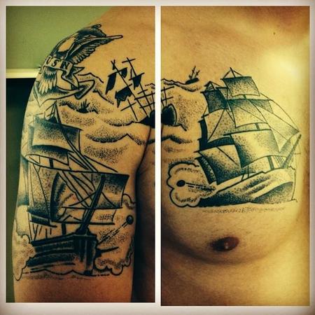 Tattoos - Nautical Battle - 108350