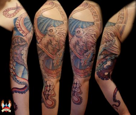 Tattoos - Large Octopus - 109065