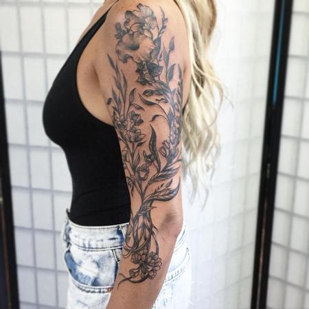 Tattoos - Flowers - 108007