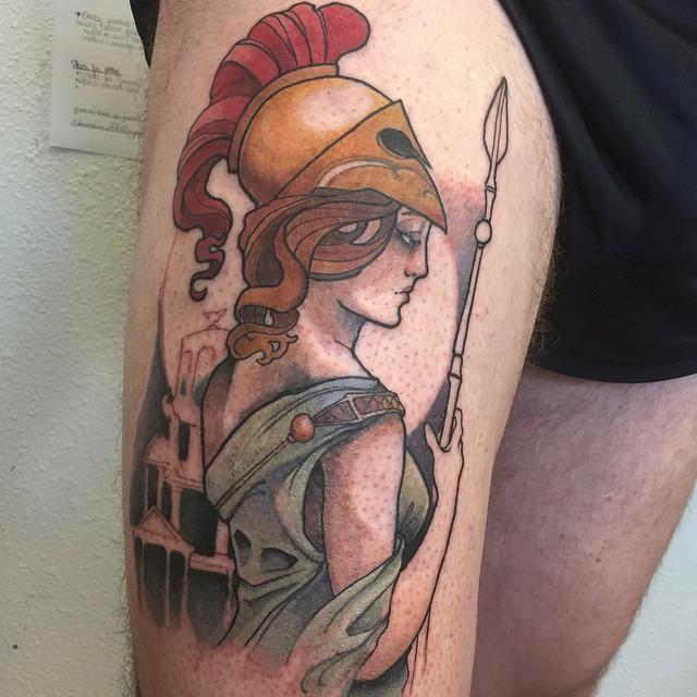 Athena by Jerrett Querubin: TattooNOW