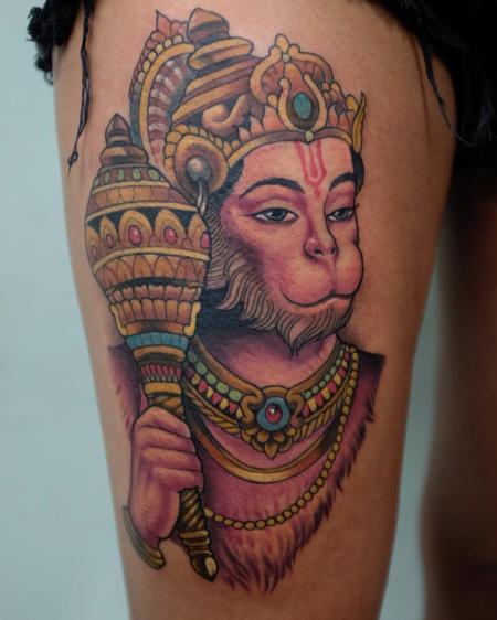 Tattoos - color hanuman - 141754