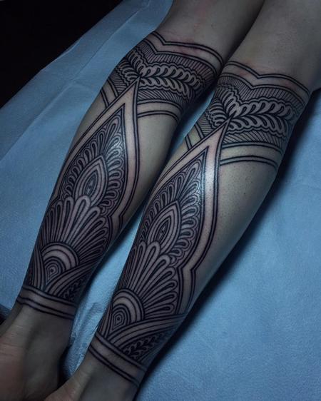 Tattoos - Ornamental Blackwork - 125459