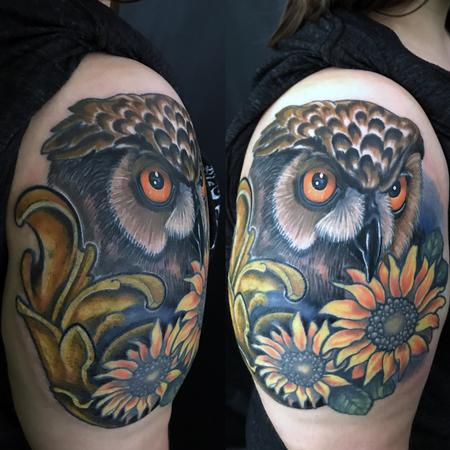 Tattoos - Owl Tattoo - 127428