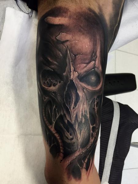 Tattoos - Mechanical skull  - 120631