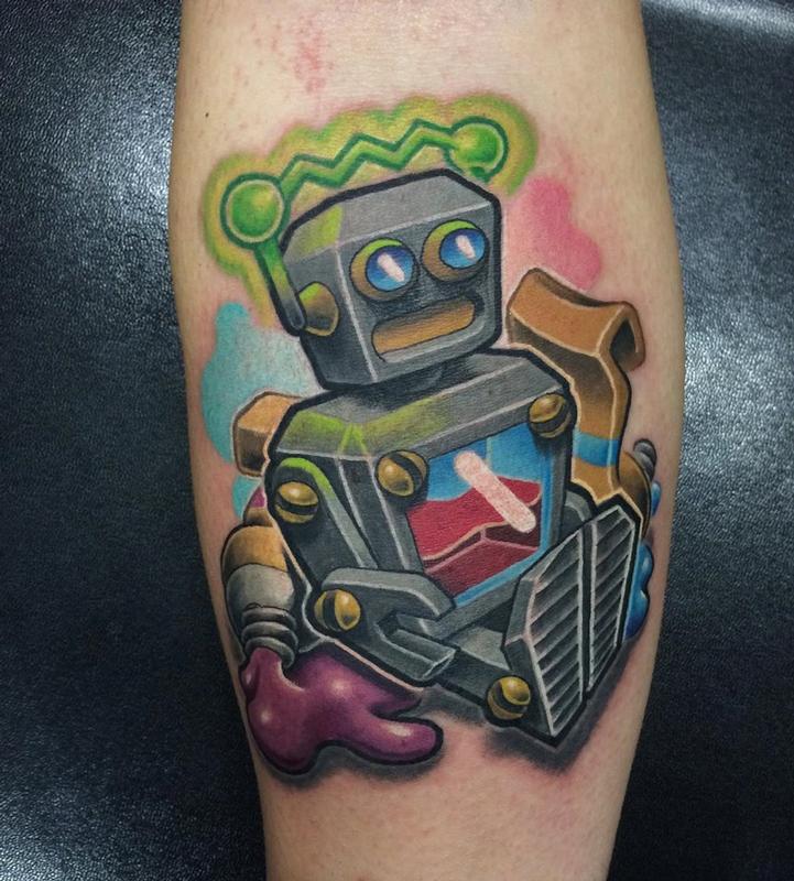 robot by Vincent Zattera: TattooNOW