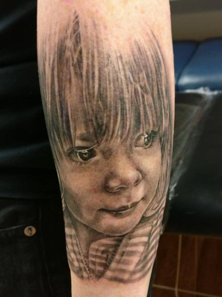 Tattoos - Child's portrait  - 128361