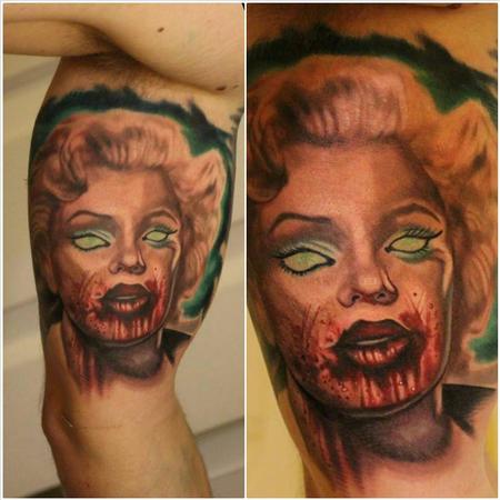 Tattoos - zombie marilyn ernesto nave - 86823