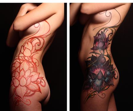 Tattoos - Black Lotus Sidepiece - 119562
