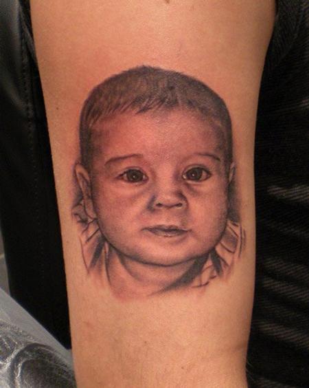 Tattoos - Baby portrait - 64321