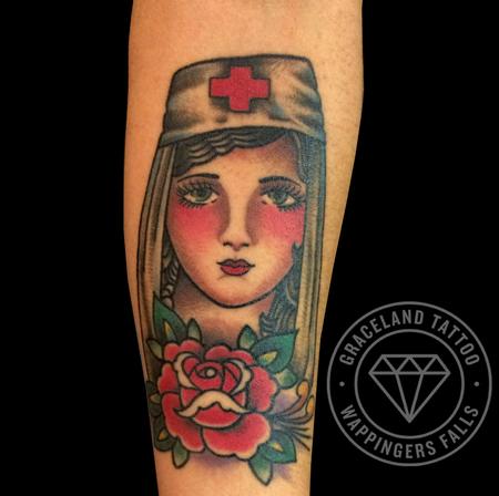 Tattoos - Rose of No Mans Land Tattoo - 111884