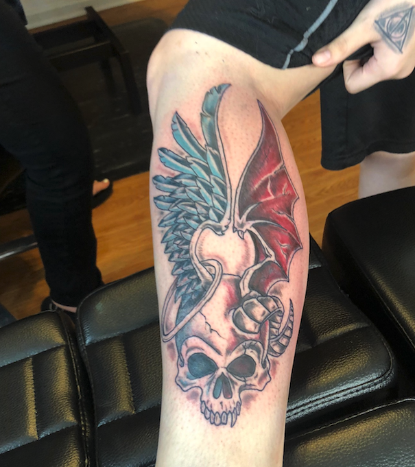 good and evil tattoo  Stace Burt Tattoo Artist