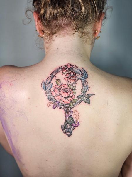 Tattoos - Flower frame - 146973