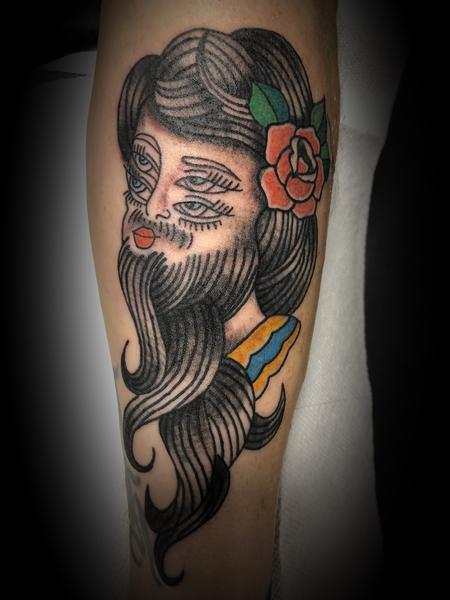 Tattoos - Bearded lady - 135017