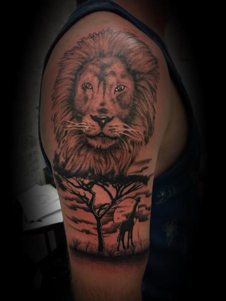 Tattoos - Lion  - 137571