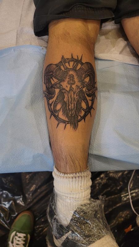 Tattoos - Ram skull  - 146640