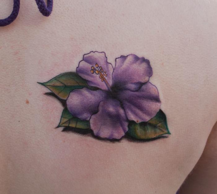 Hibiscus Flower by Ryan Mullins: TattooNOW