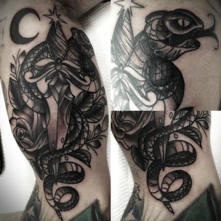 Tattoos - Snake - 106568