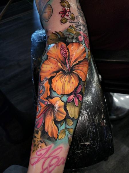 Tattoos - Hibiscus Flower - 146575