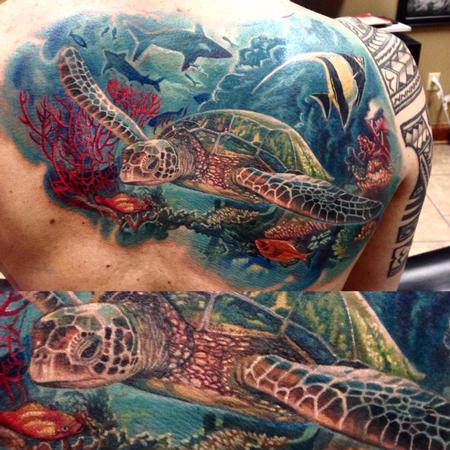 Tattoos - Underwater Scene Cover Up - 116148