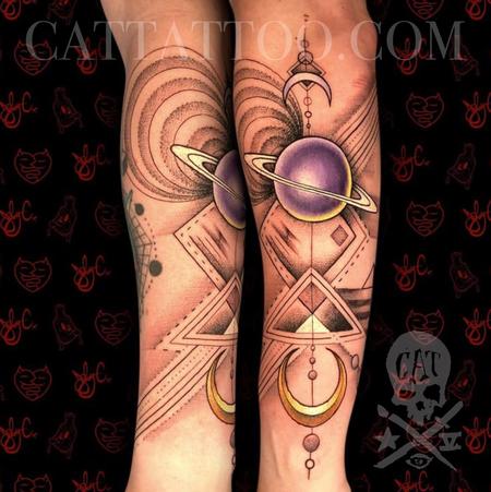 Tattoos - Retro Geometric  - 145037