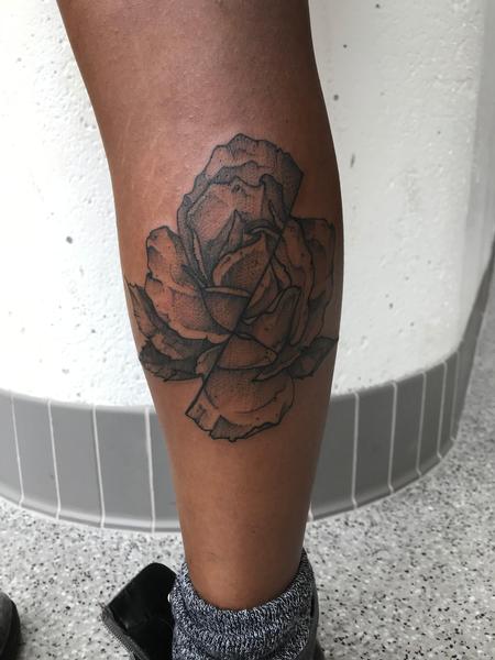 Tattoos - Split Rose  - 133509