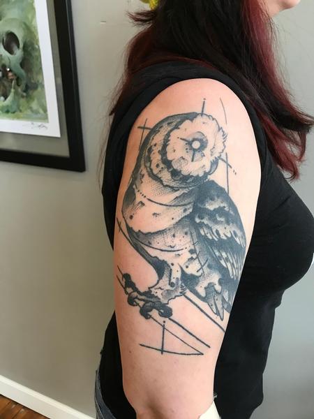 Tattoos - Healed owl - 138704