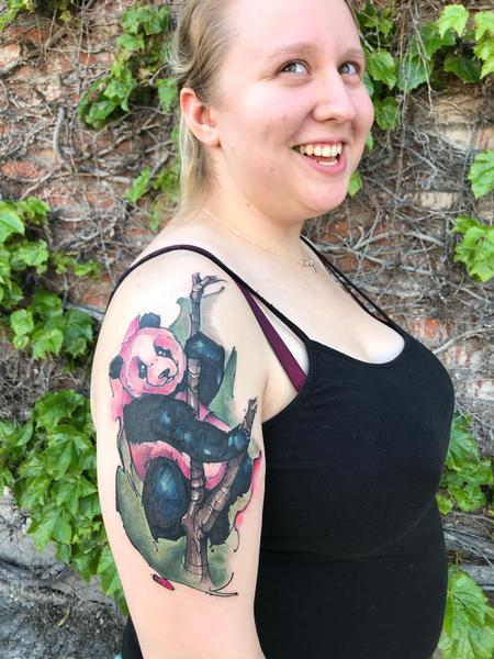 Tattoos - Happy panda  - 139692