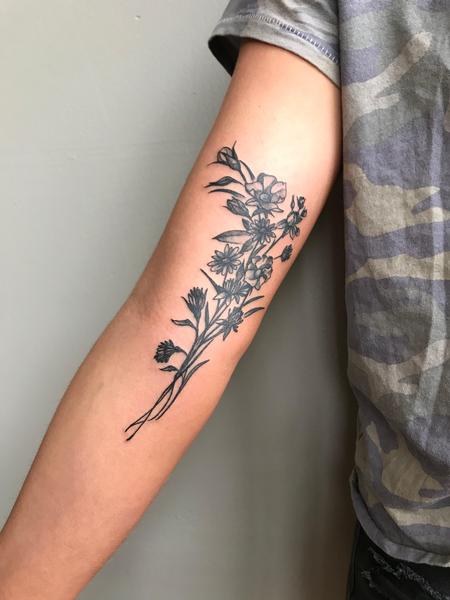 Tattoos - Dainty Flowers  - 138163