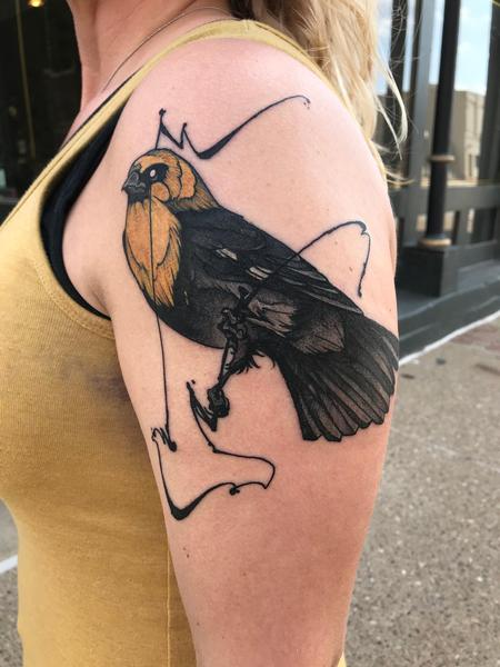 Tattoos - Yellow Headed Blackbird  - 139683