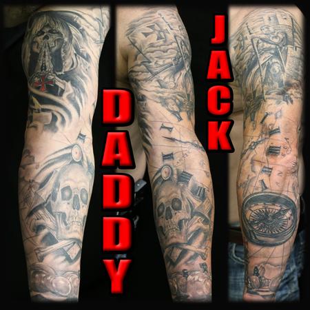 Daddy Jacks Body Art Studio : Tattoos : Skin Rips :  Bio-Mechanical_Body_Suit_Lobsta