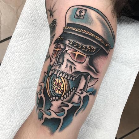 Tattoos - Sailor Skull - 142412