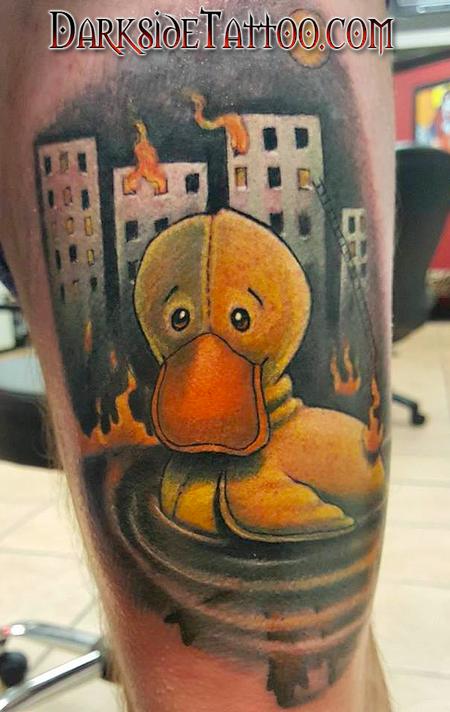 Tattoos - Color Ducky Tattoo - 122834