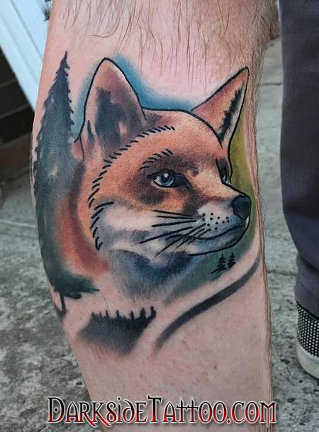 Tattoos - Color Fox Tattoo - 113667