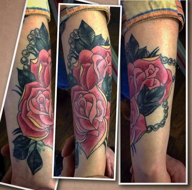 Color Neo Roses by Joshua Nordstrom : Tattoos