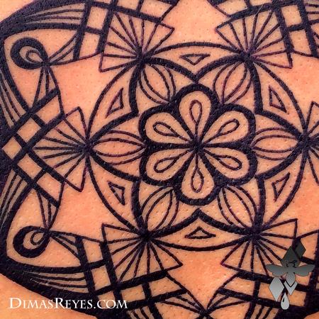 Tattoos - Mandala Tattoo Detail  - 117856