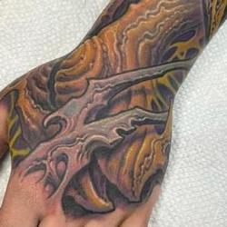 Tattoos - Organic Biomech Hand - 146486