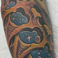 Space Biomech Filler Tattoo Design Thumbnail