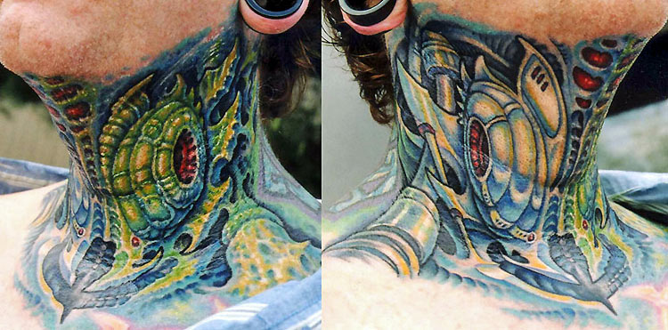 Kali Kris Wlodarski  Biomechanical Tattoo  Big Tattoo Planet