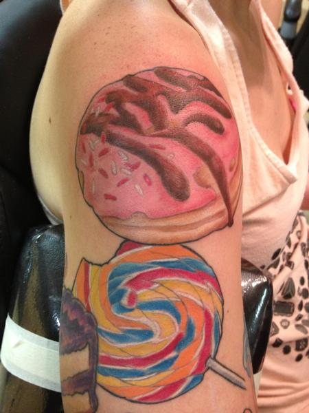 Tattoos - Donut - 80156