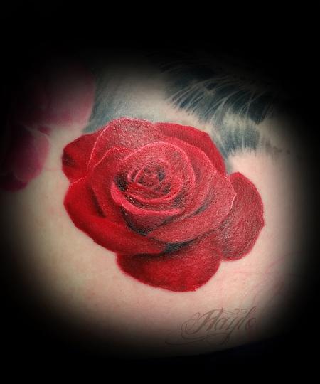 Tattoos - Red Rose - 125227