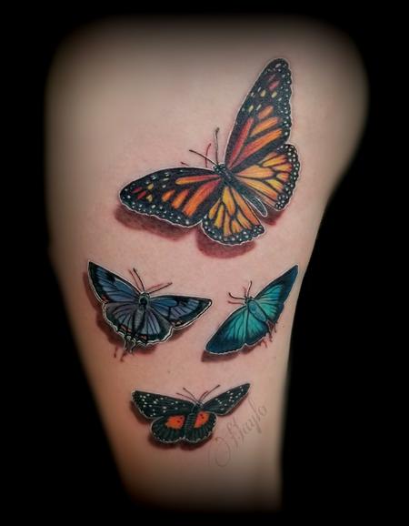 Tattoos - 3D butterfly tattoo - 141099