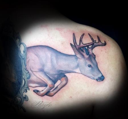 Tattoos - Deer / stag tattoo by Haylo  - 141198