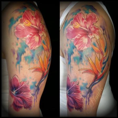 Tattoos - Watercolor Floral tattoo by Haylo - 141592