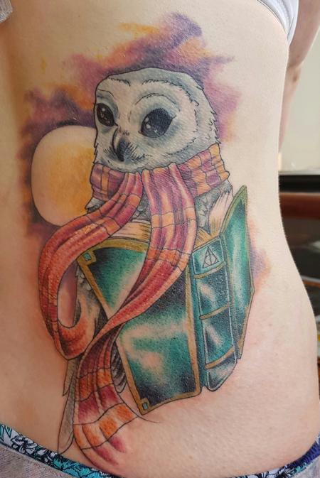 Tattoos - Harry Potter Hedwig Tattoo - 123235